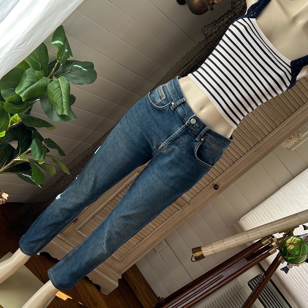 Zara Women's Dark Blue Skinny Jeans size 31